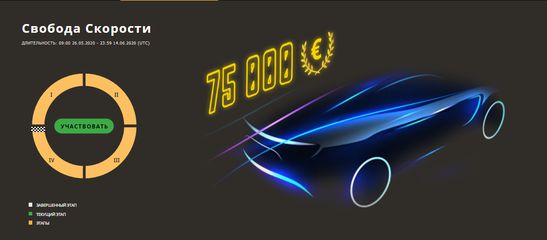 На Play Fortuna Casino стартует грандиозная гонка Свобода скорости На Play Fortuna Casino стартует грандиозная гонка Свобода скорости